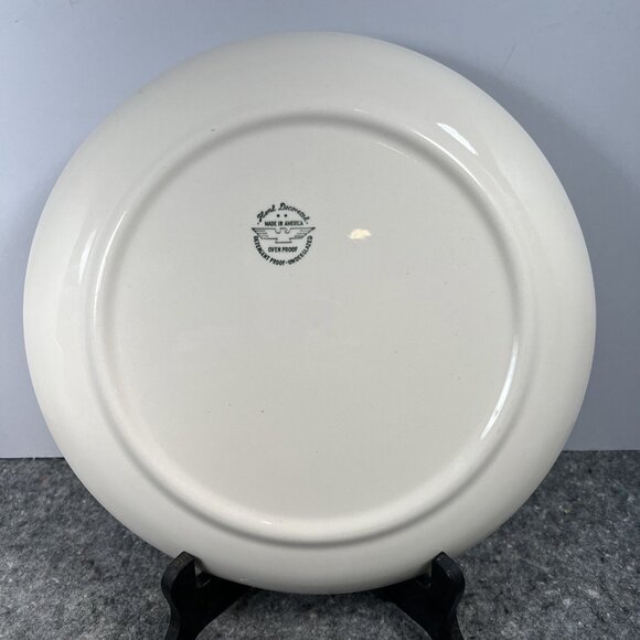 Vintage Marcrest Stetson Swiss Alpine Chalet 11 5/8" Round Chop Plate Platter - Picture 2 of 10